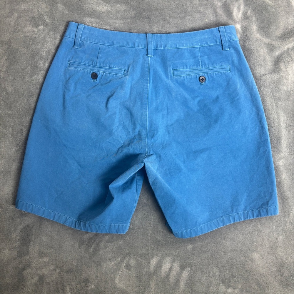 Bonobos Men's 33 Blue Chino Shorts Standard 7 Inch Inseam Golf Preppy Casual - Picture 2 of 9